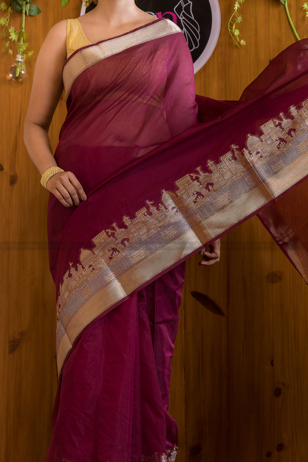 Ganga Ghat Banarasi Saree