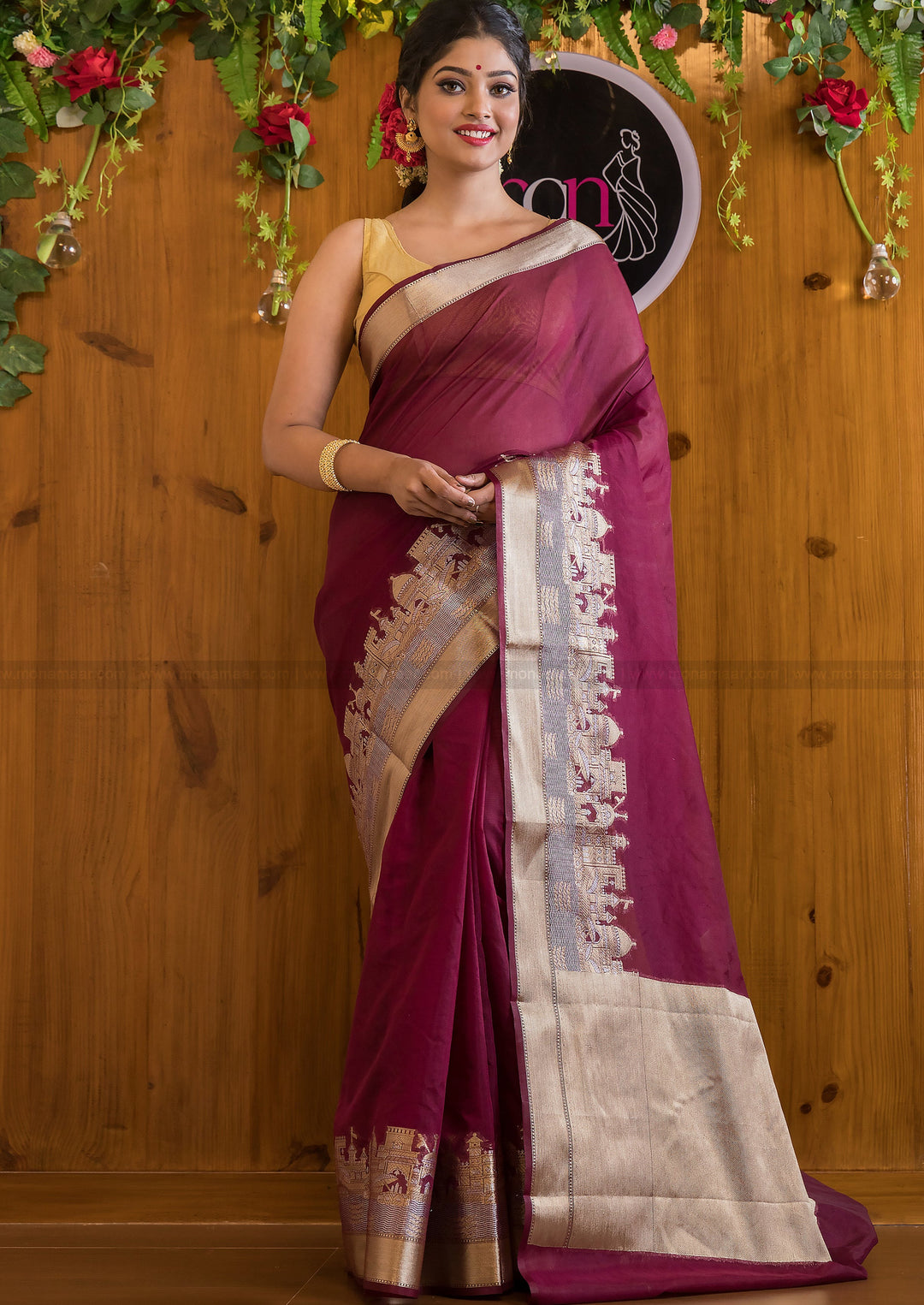 Ganga Ghat Banarasi Saree