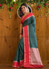Elegant Emerald Banarasi Saree
