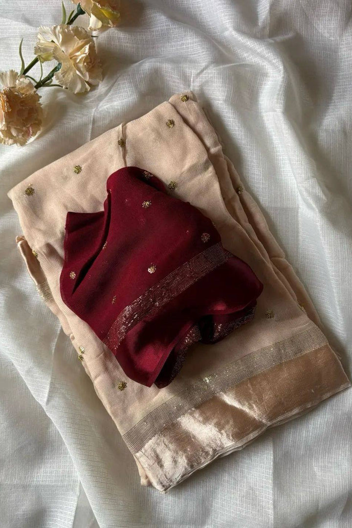 Amazing Chronicles Georgette Silk Saree