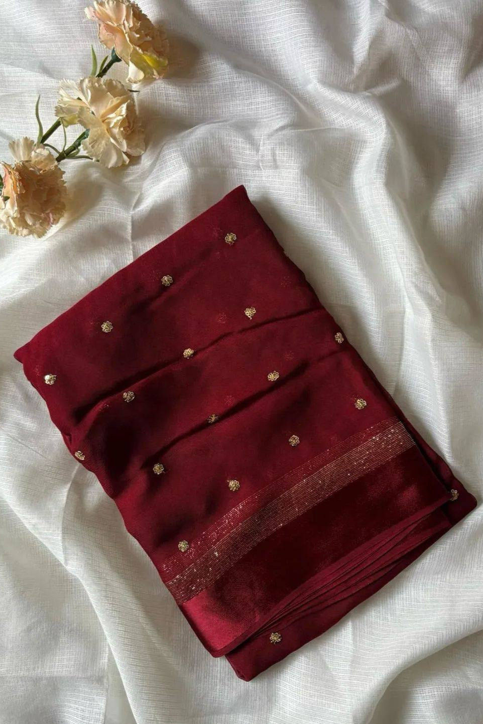 Amazing Chronicles Georgette Silk Saree