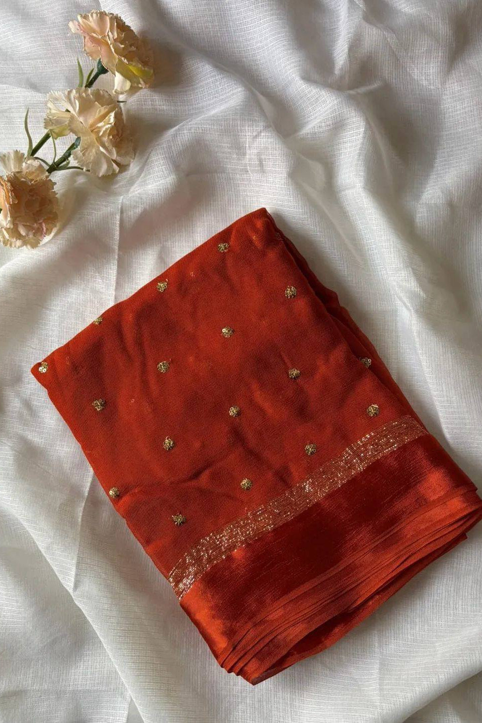 Amazing Chronicles Georgette Silk Saree