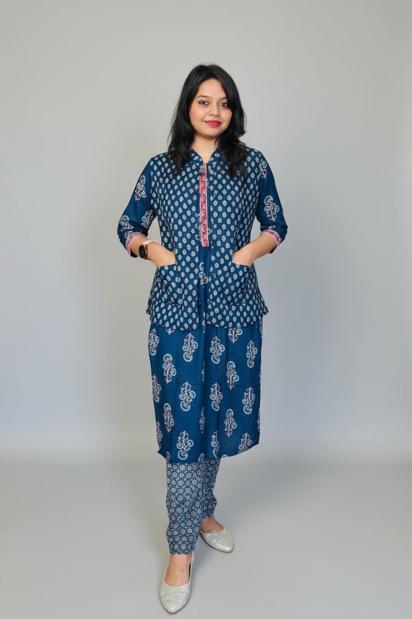 As Warm As a Hug - Winter Special Kurti Set