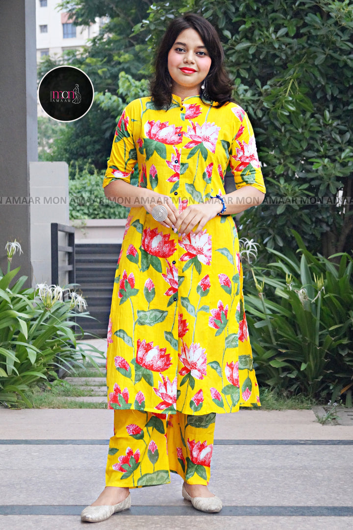 Floral Delight -Cotton Coord Set