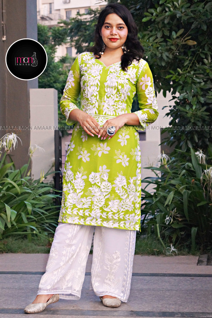 Aafreen -Georgette Kurti Set