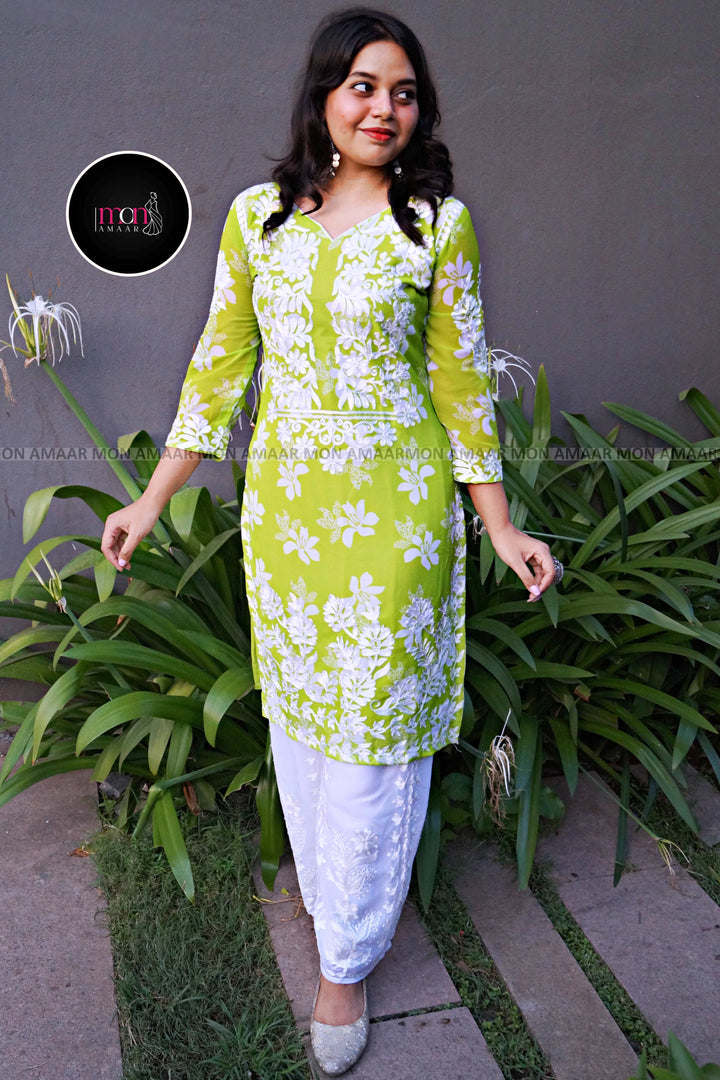 Aafreen -Georgette Kurti Set