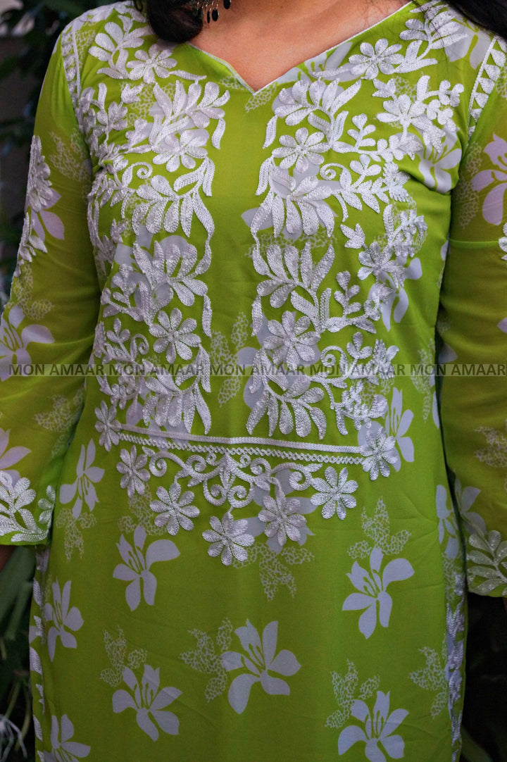 Aafreen -Georgette Kurti Set