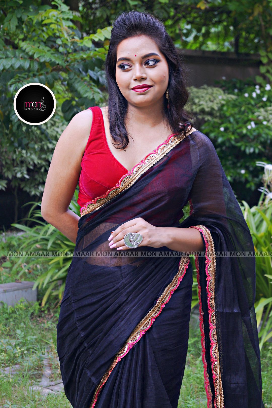Amrithavarshini -Showers Of Nectar Cotton Tissue Saree