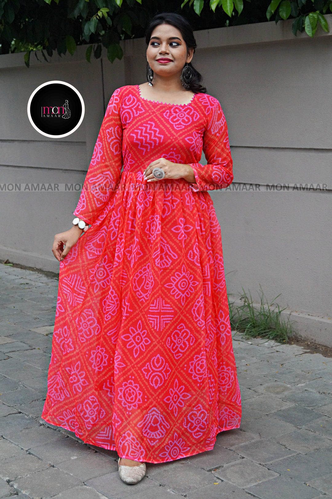 Amaira-A Georgette Gown