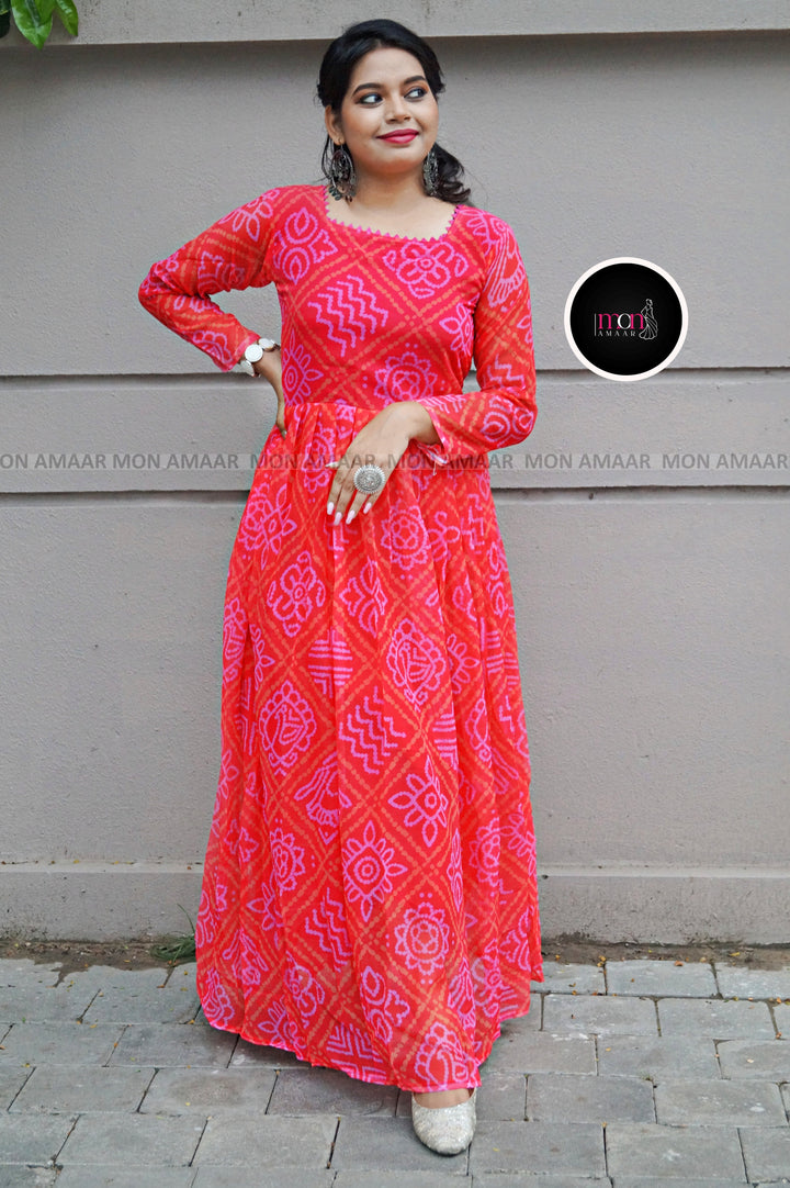 Amaira-A Georgette Gown
