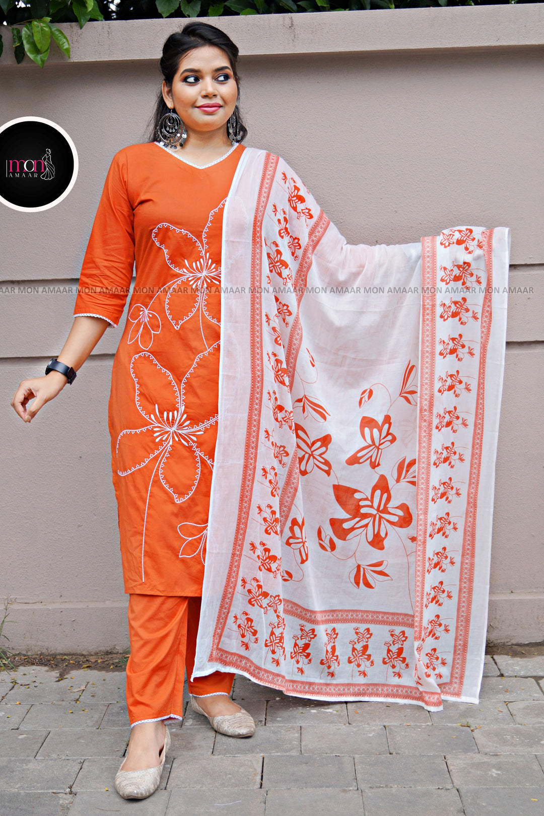 Sweet Pankhuri -Cotton Kurti Set
