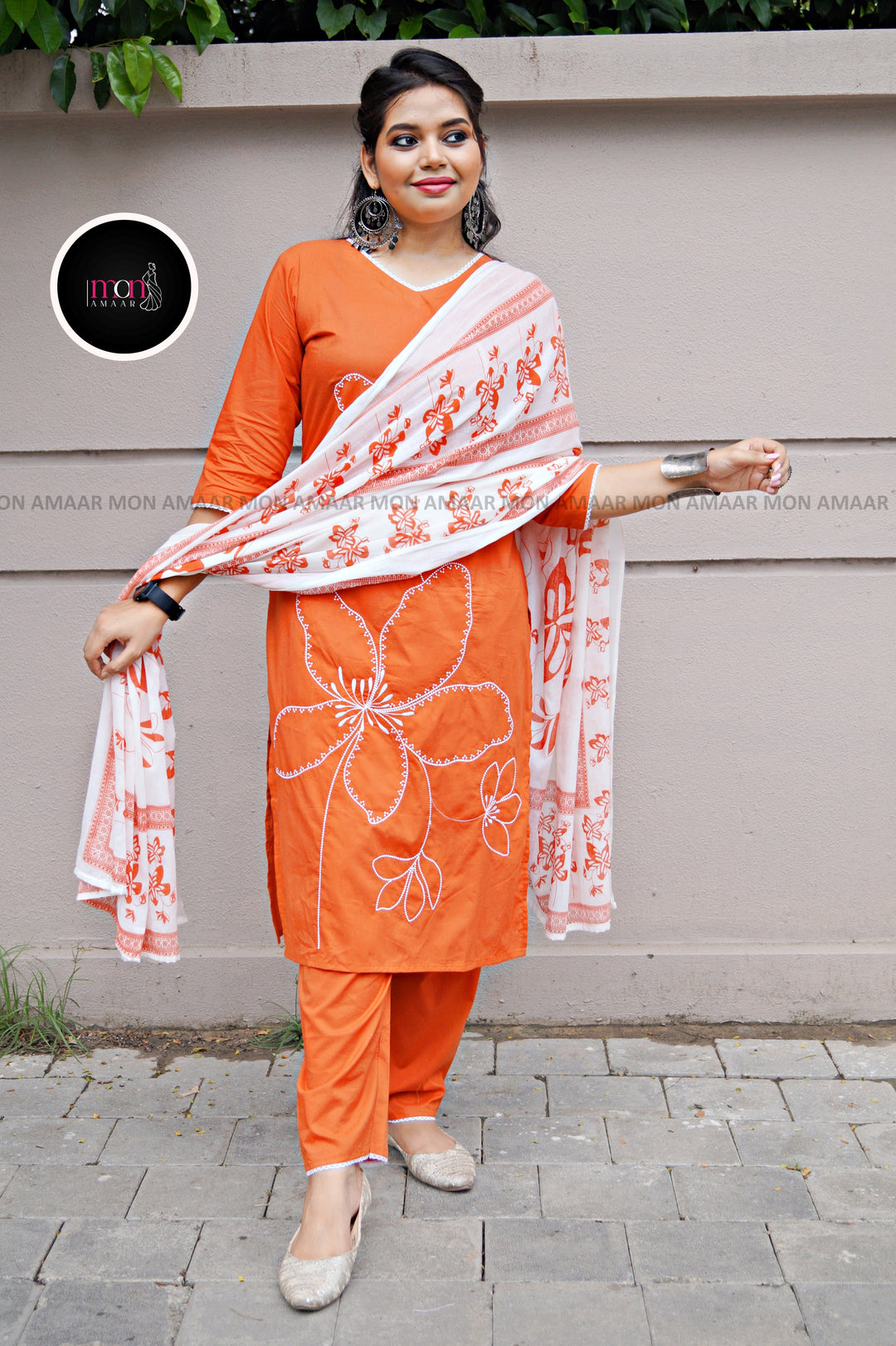 Sweet Pankhuri -Cotton Kurti Set