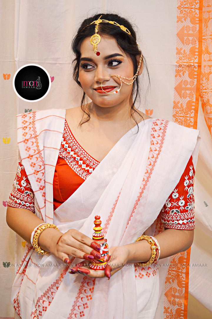 Ghorer Meye -Exclusive Cotton Saree