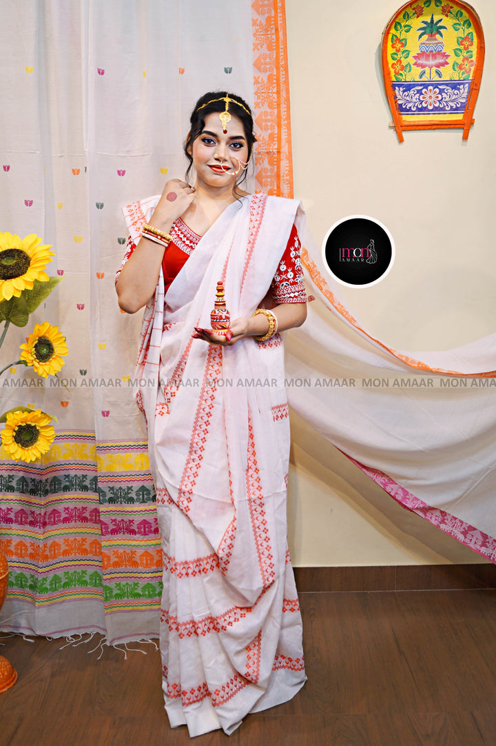 Ghorer Meye -Exclusive Cotton Saree