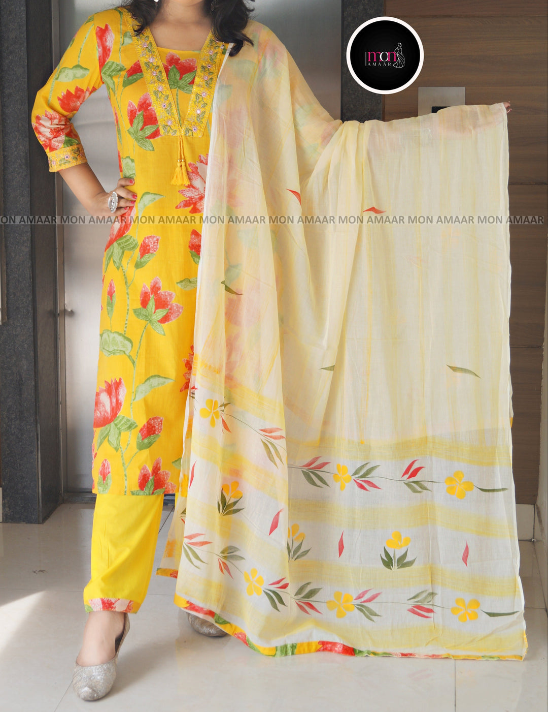 Beauty In Basic Cotton Kurti Set