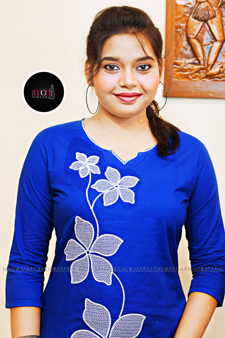 Beauty Of Flowers- Cotton Coord Set