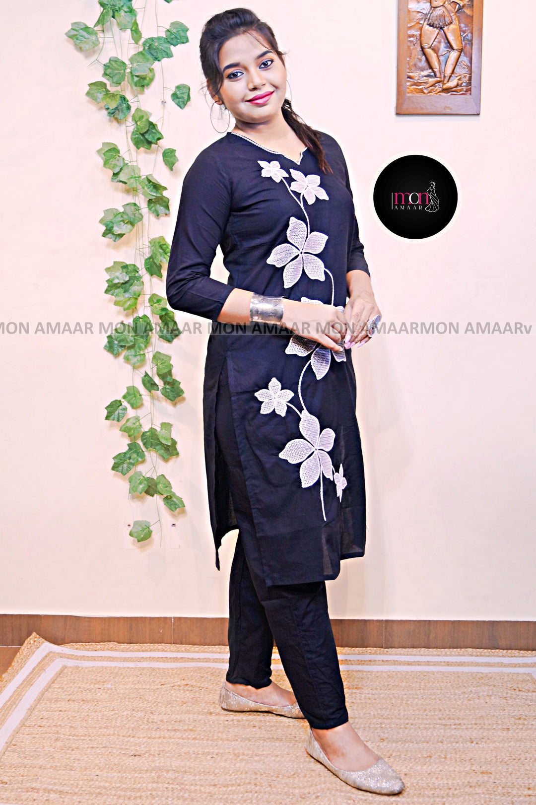 Beauty Of Flowers- Cotton Coord Set