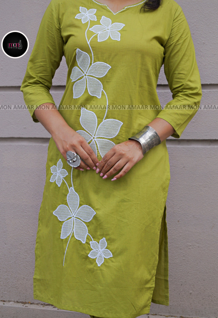 Beauty Of Flowers- Cotton Coord Set