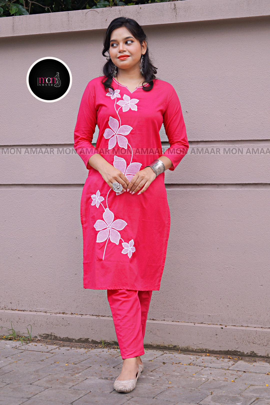 Beauty Of Flowers- Cotton Coord Set