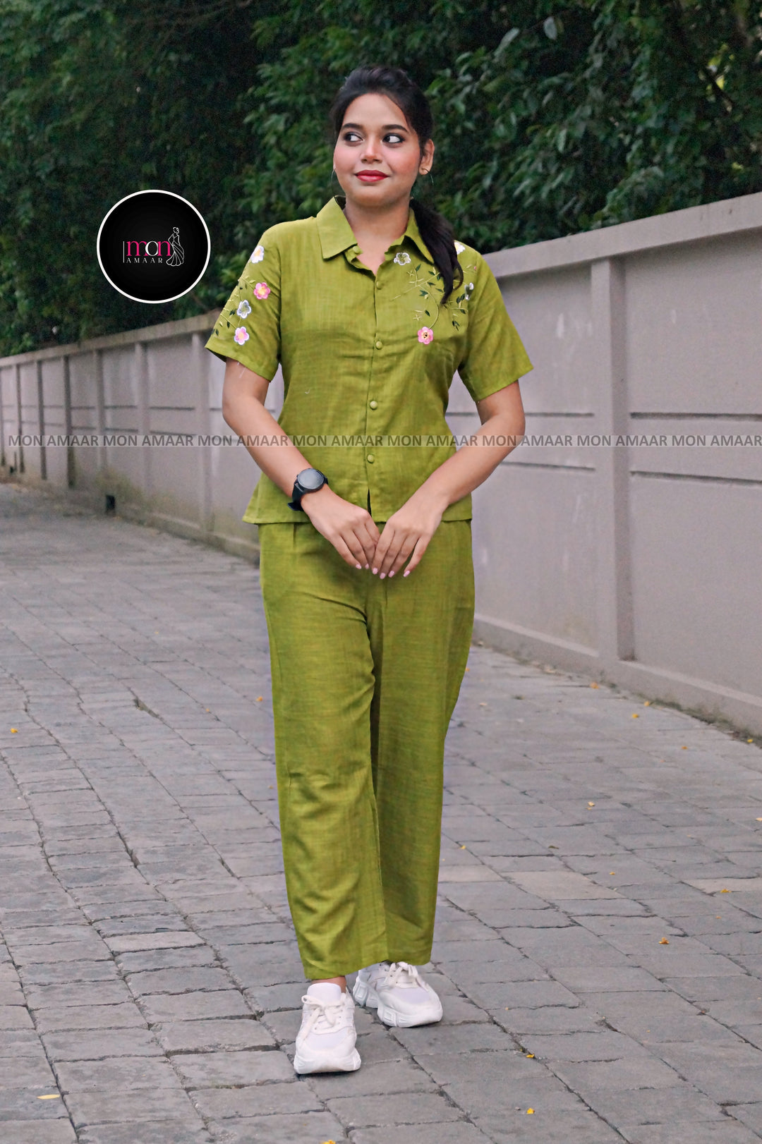 My Puja Glam Up-Cotton Coord Set