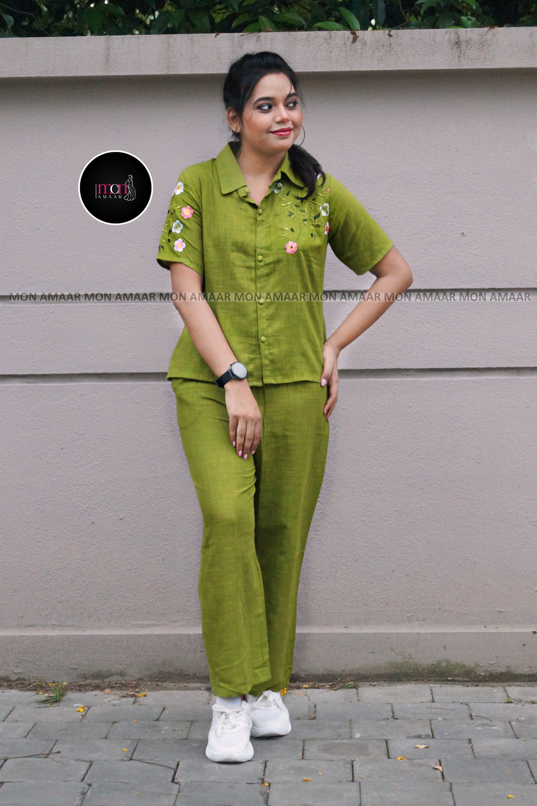 My Puja Glam Up-Cotton Coord Set