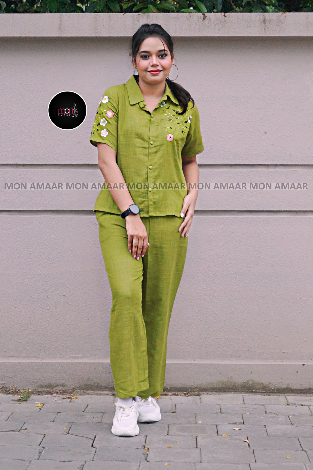 My Puja Glam Up-Cotton Coord Set