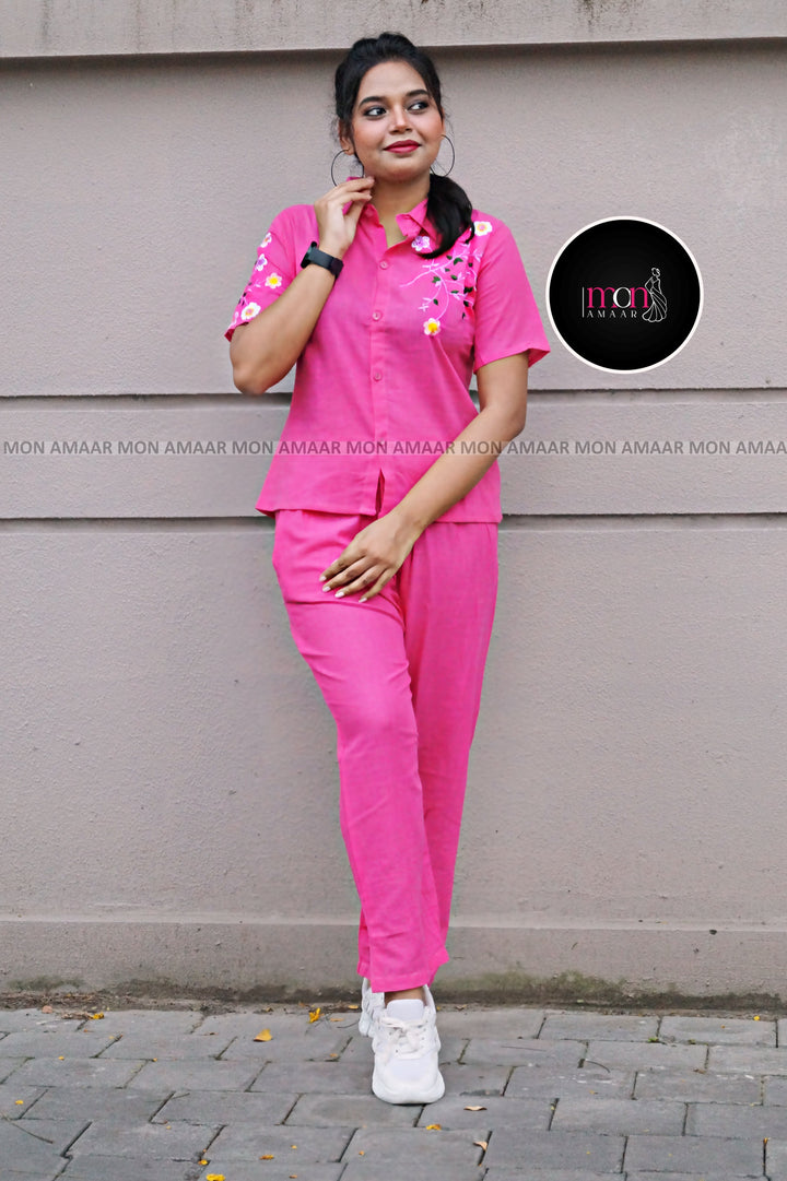 My Puja Glam Up-Cotton Coord Set