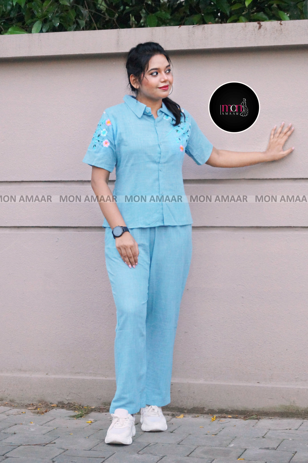 My Puja Glam Up-Cotton Coord Set