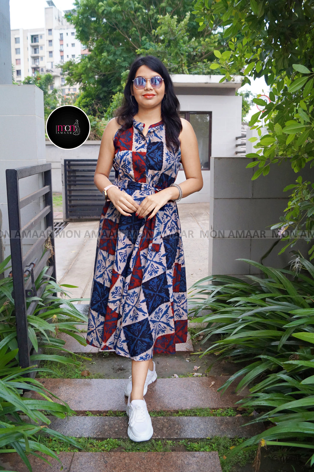 Zero-Waste Sustainable Long Handloom Dress