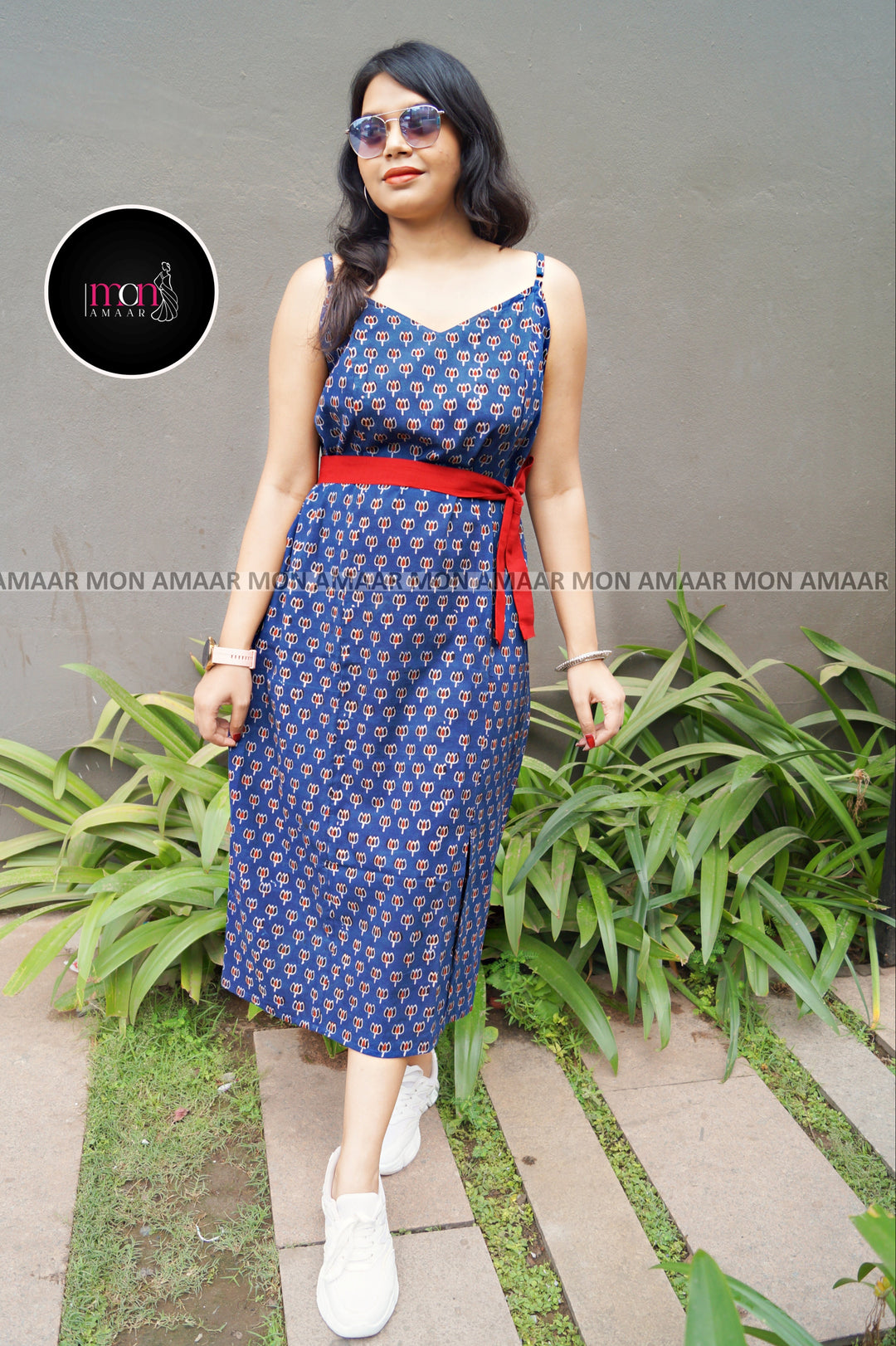 Summer Vacation- Sustainable  Handloom Dress