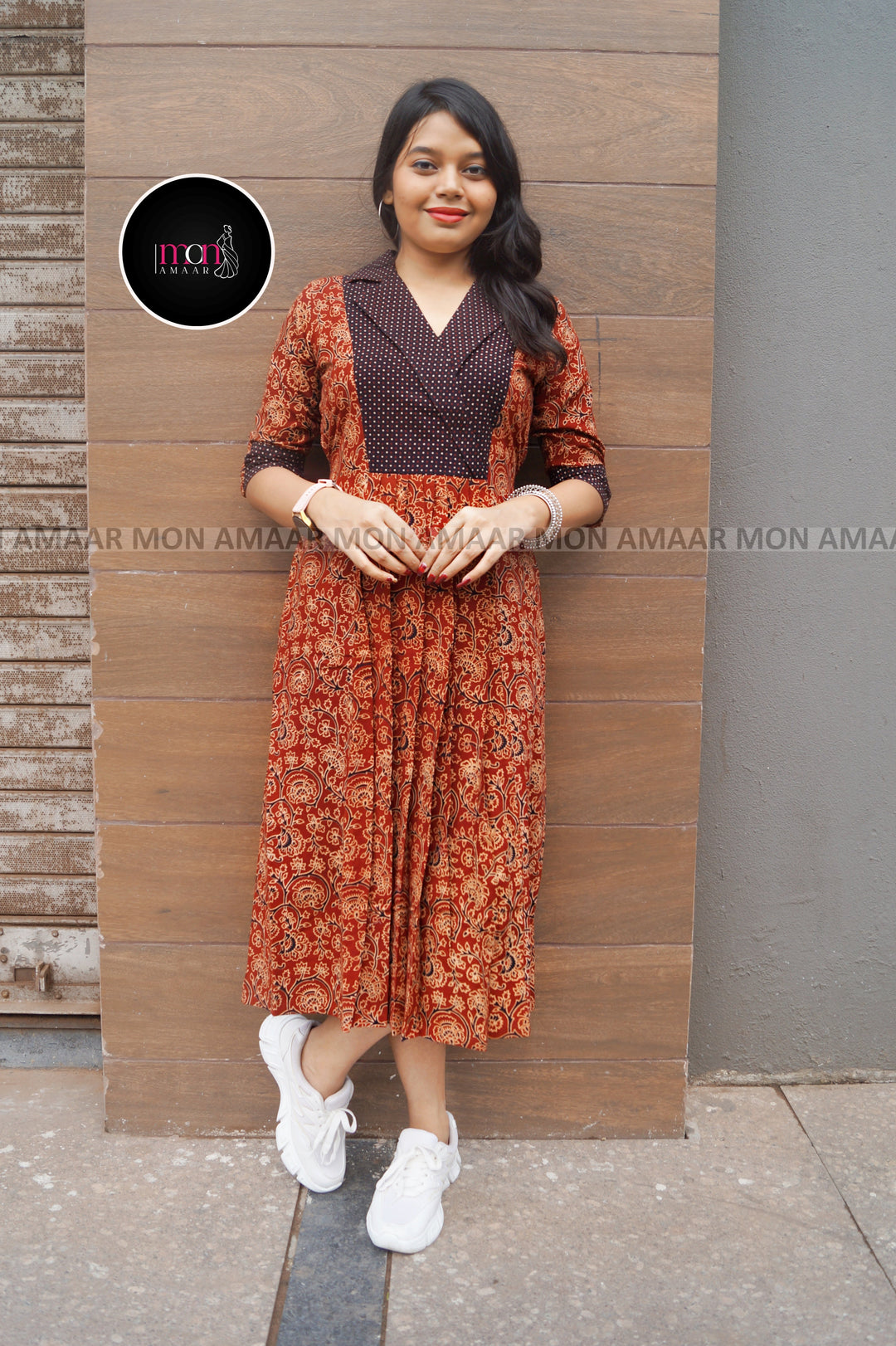 Rang Tarang -Sustainable Long Handloom Dress