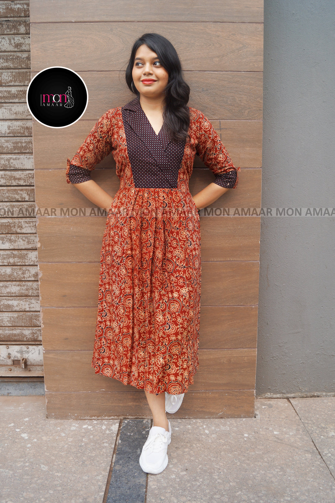 Rang Tarang -Sustainable Long Handloom Dress