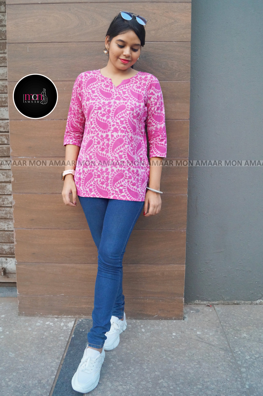 Instant Love-Sustainable Block Printed Ethnic Top