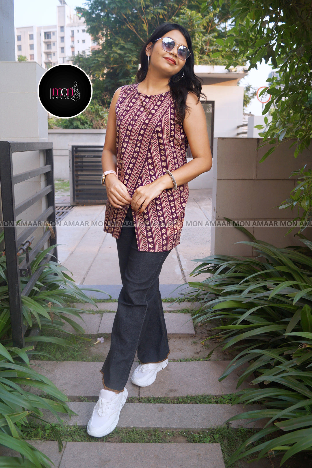 Top-Notch Sustainable Block Print Ethnic Short Kurti