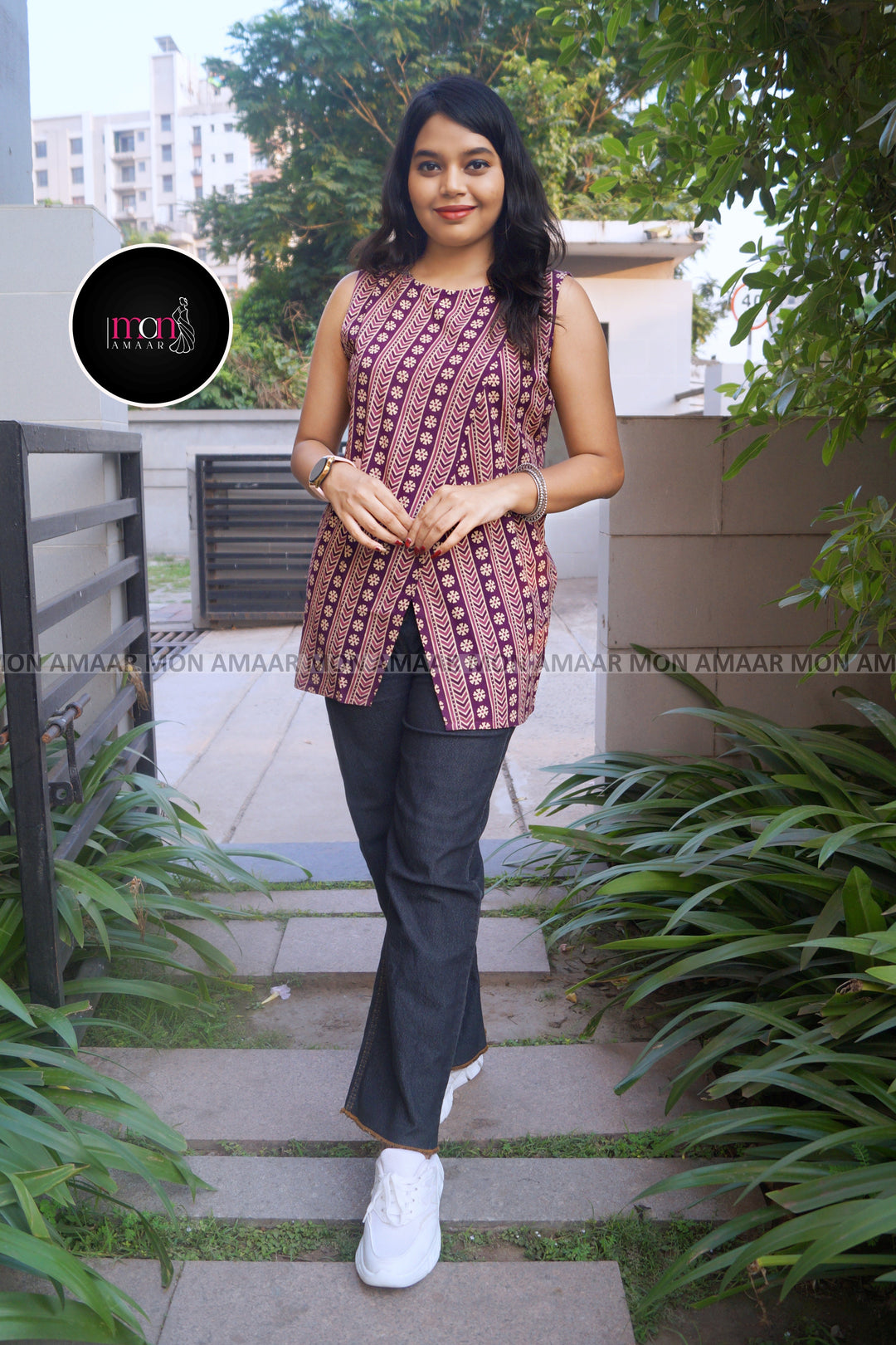 Top-Notch Sustainable Block Print Ethnic Short Kurti