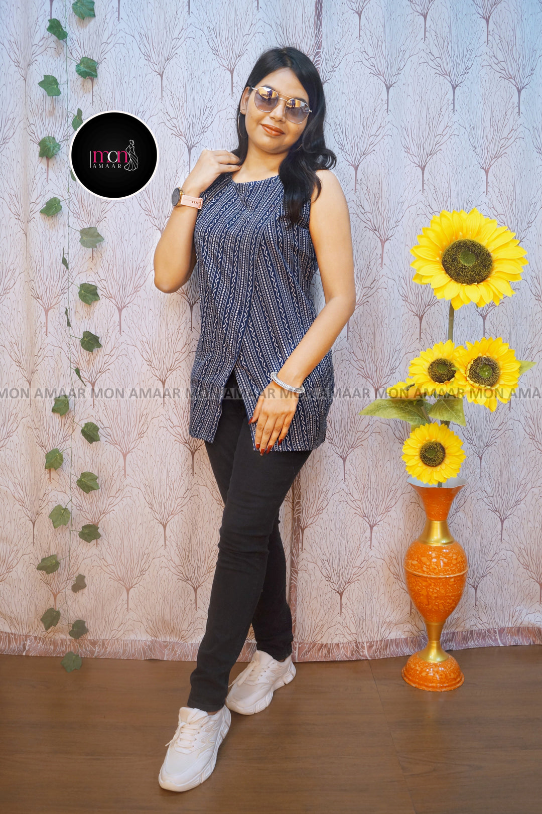 Top-Notch Sustainable Block Print Ethnic Short Kurti