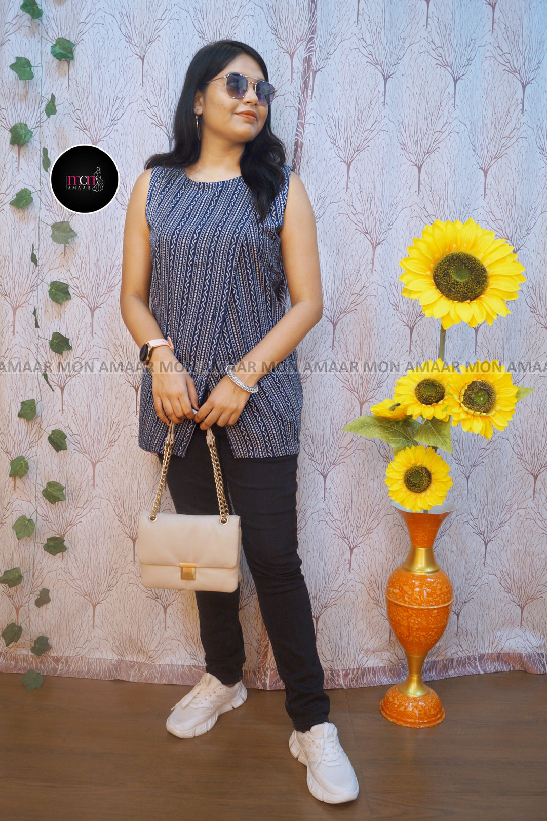 Top-Notch Sustainable Block Print Ethnic Short Kurti