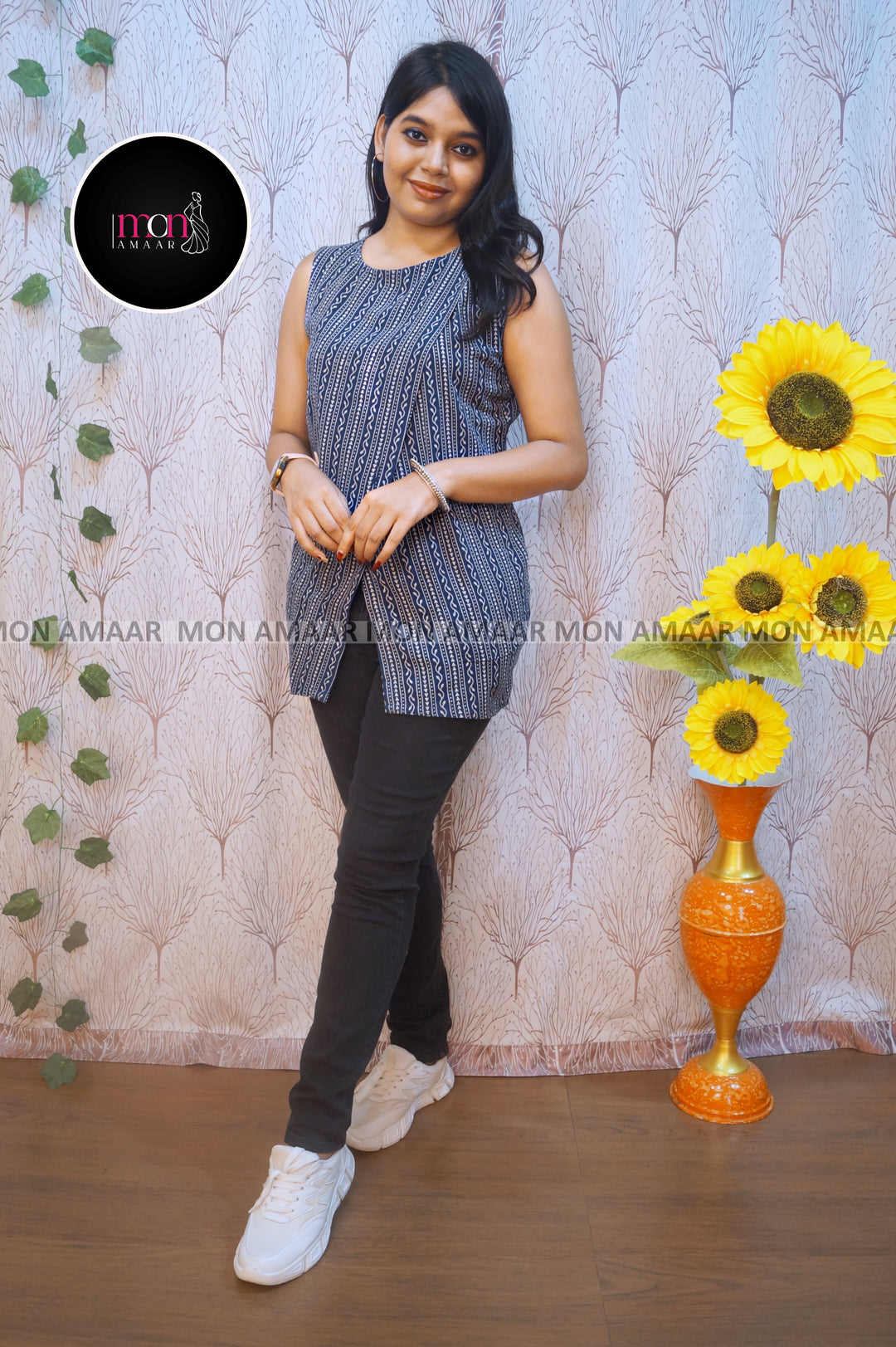 Top-Notch Sustainable Block Print Ethnic Short Kurti