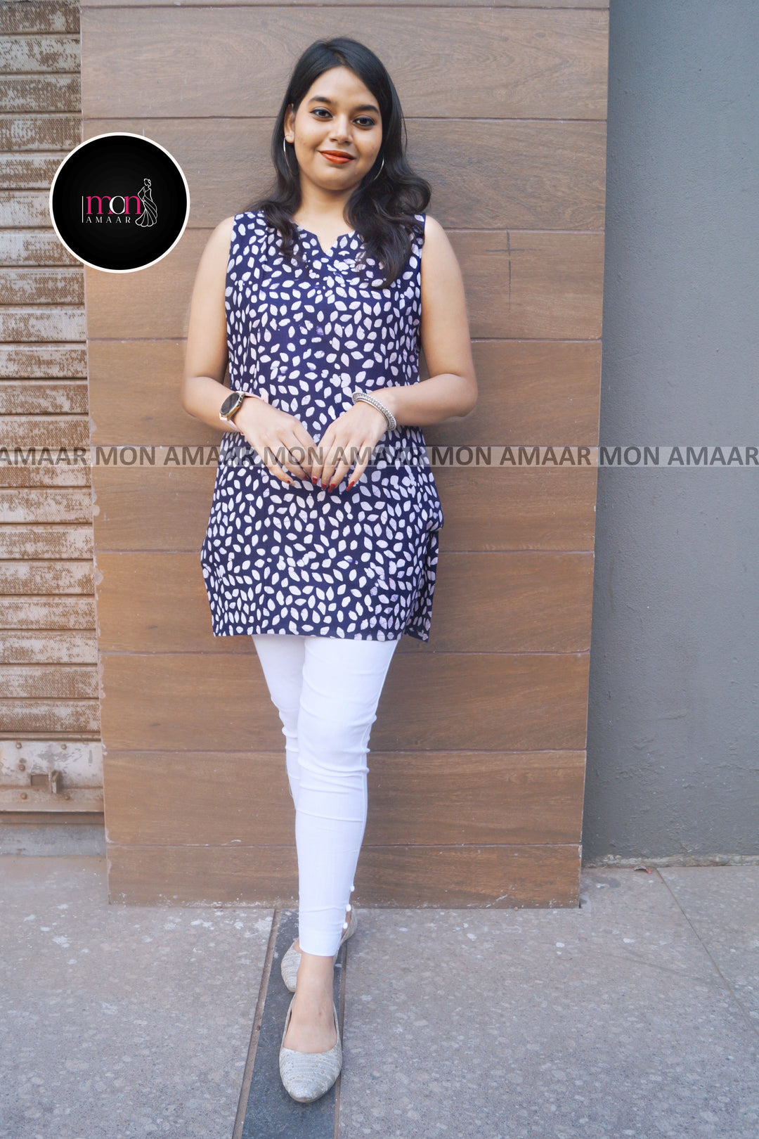 Dear Zindagi- Sustainable Block Print Ethnic Top