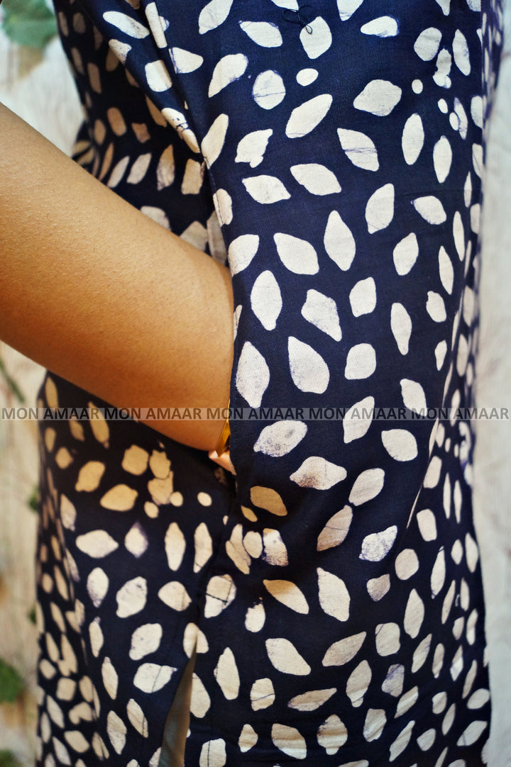 Dear Zindagi- Sustainable Block Print Ethnic Top