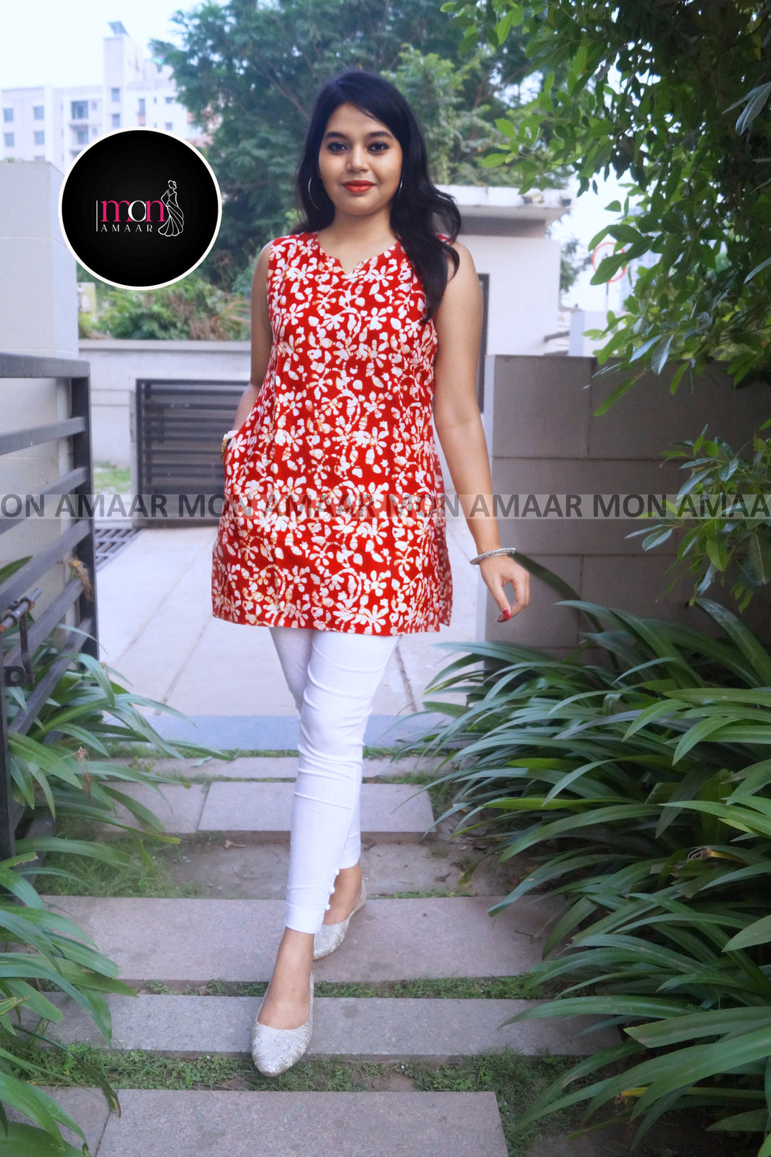 Dear Zindagi- Sustainable Block Print Ethnic Top