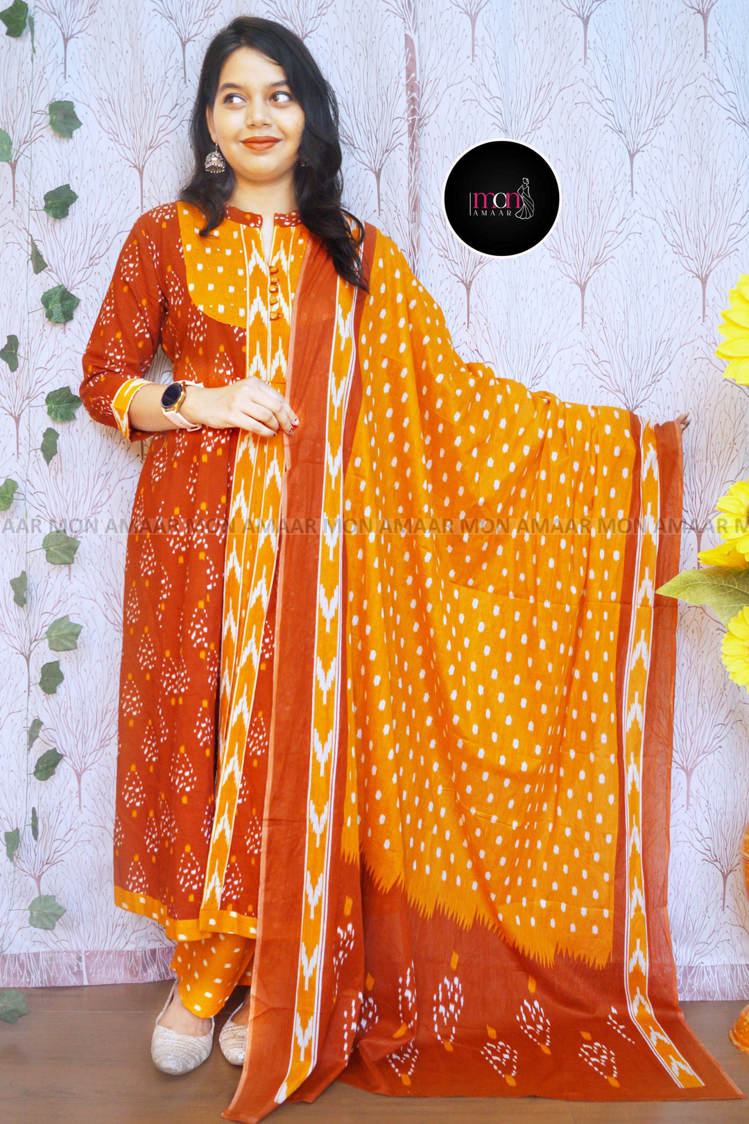 Versatile Elegance-Cotton Kurti Set