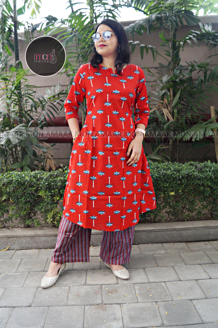 Blend With Love Cotton Kurti Set