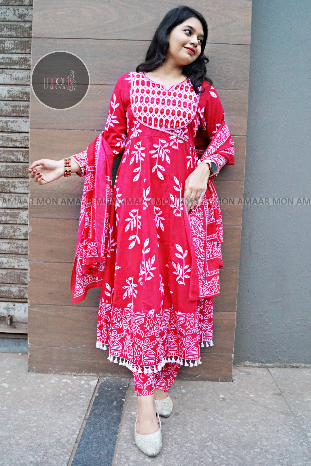 Blanket Of Color Cotton Kurti Set