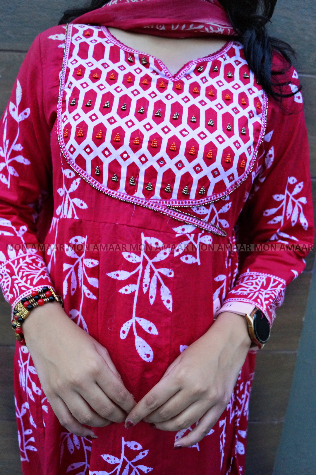 Blanket Of Color Cotton Kurti Set