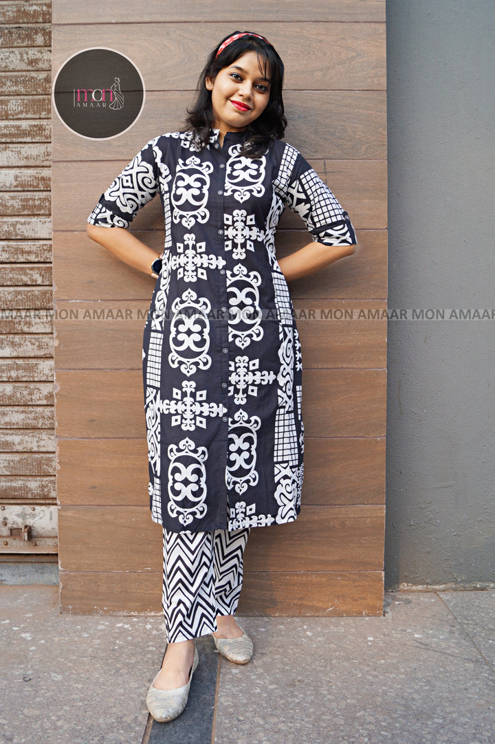 Today's Tale - Cotton Kurti Set