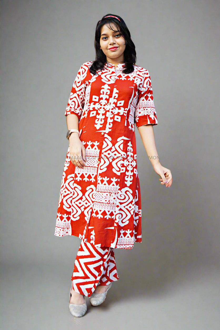 Today's Tale - Cotton Kurti Set