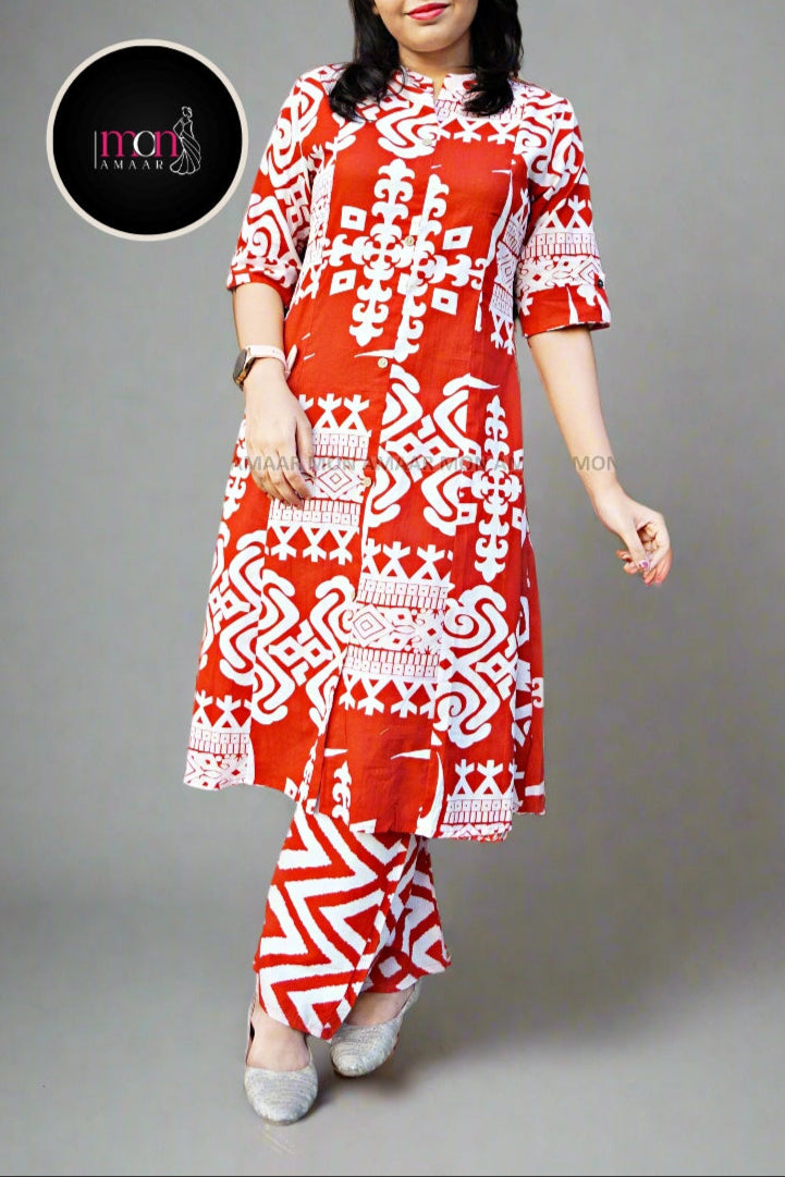 Today's Tale - Cotton Kurti Set