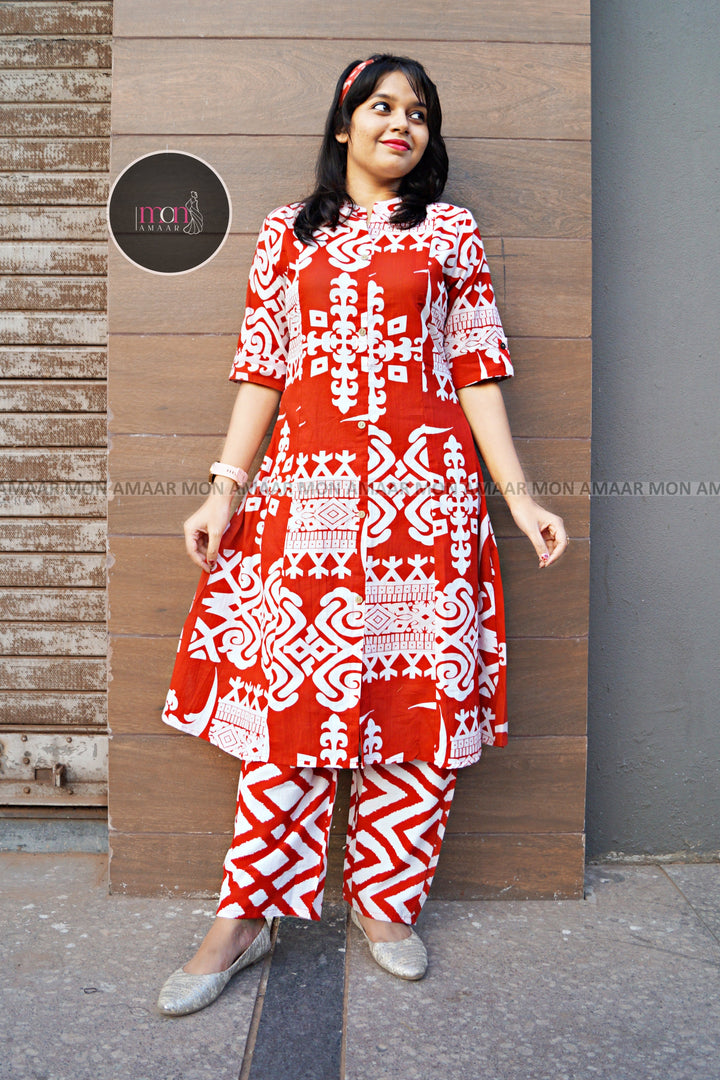 Today's Tale - Cotton Kurti Set