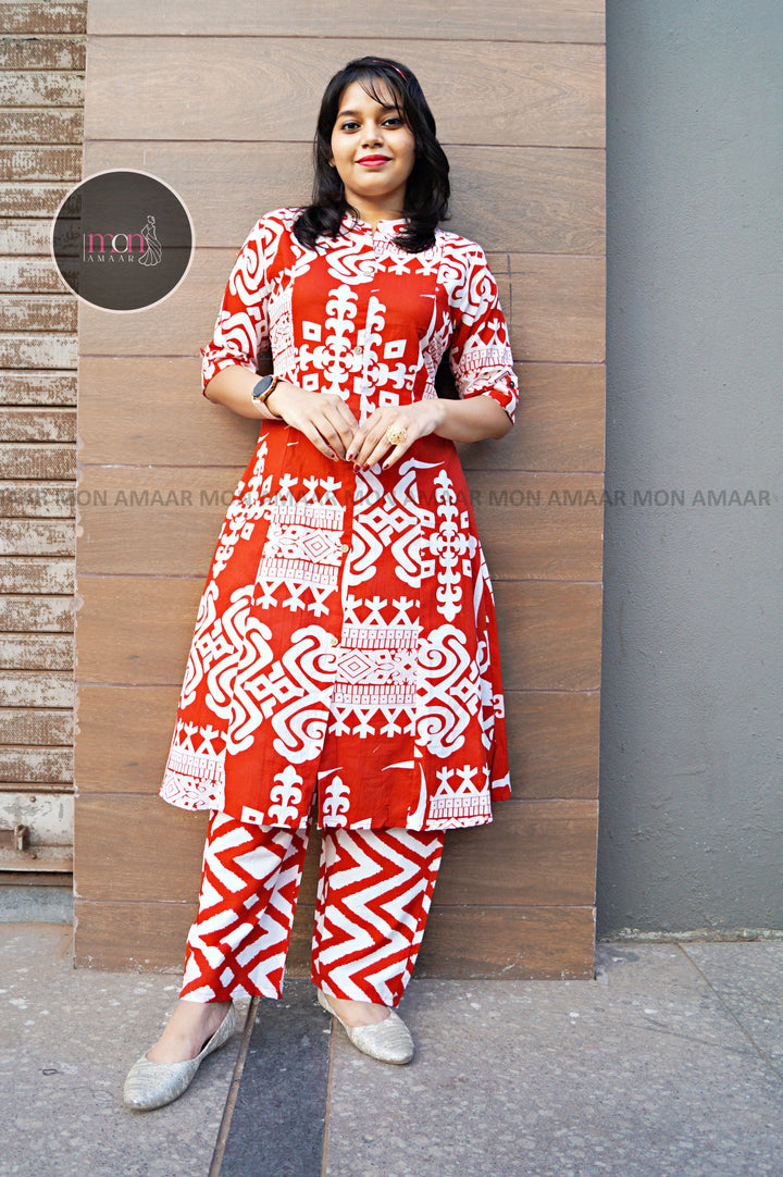 Today's Tale - Cotton Kurti Set